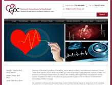 Tablet Screenshot of gwinnettcardiology.com